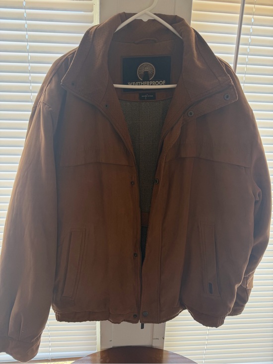Weatherproof Other - Weatherproof Men's Tan Brown Windbreaker Jacket